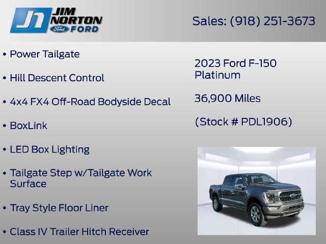 2023 Ford F-150 Platinum