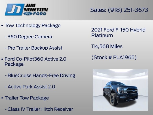 2021 Ford F-150 Platinum