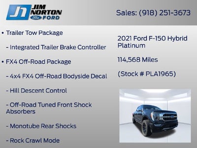 2021 Ford F-150 Platinum