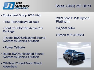 2021 Ford F-150 Platinum