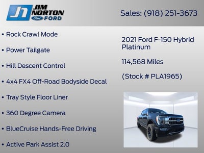 2021 Ford F-150 Platinum