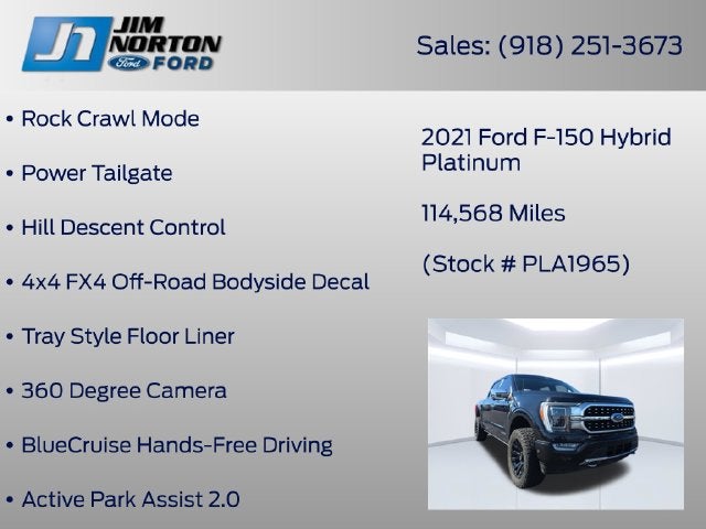 2021 Ford F-150 Platinum