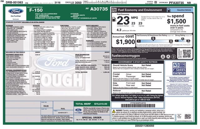 2023 Ford F-150 King Ranch