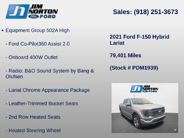 2021 Ford F-150 Lariat