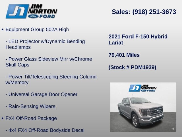 2021 Ford F-150 Lariat