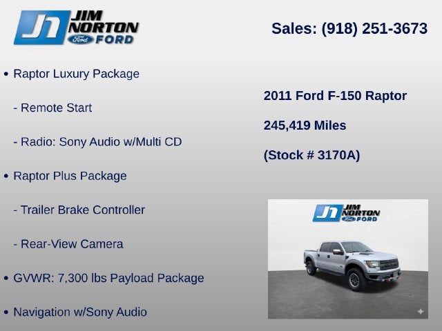 2011 Ford F-150 SVT Raptor