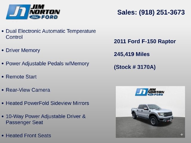 2011 Ford F-150 SVT Raptor