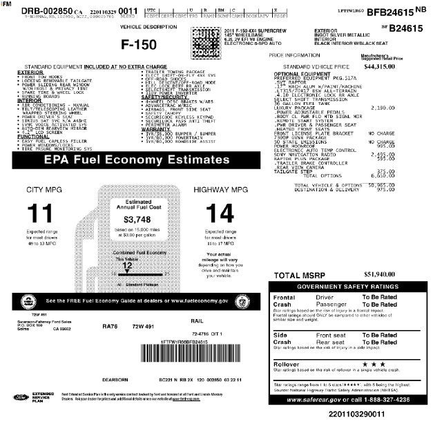 2011 Ford F-150 SVT Raptor