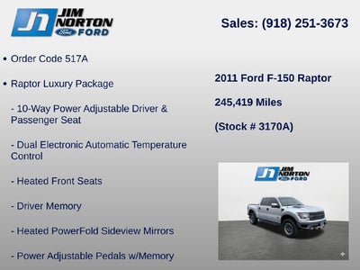 2011 Ford F-150 SVT Raptor