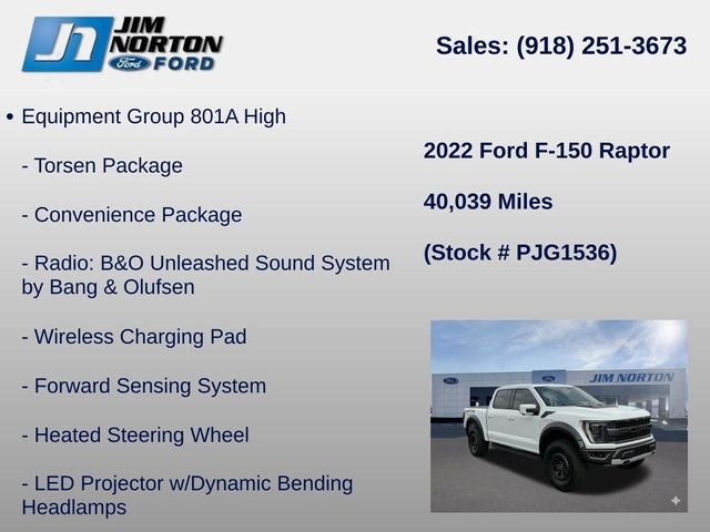 2022 Ford F-150 Raptor