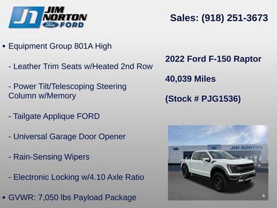 2022 Ford F-150 Raptor
