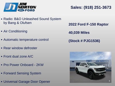 2022 Ford F-150 Raptor