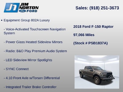 2018 Ford F-150 Raptor