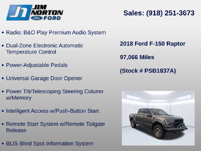 2018 Ford F-150 Raptor