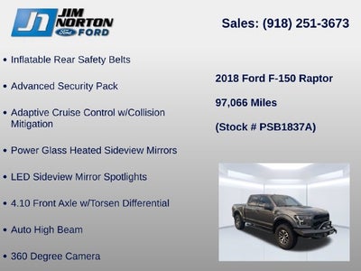 2018 Ford F-150 Raptor