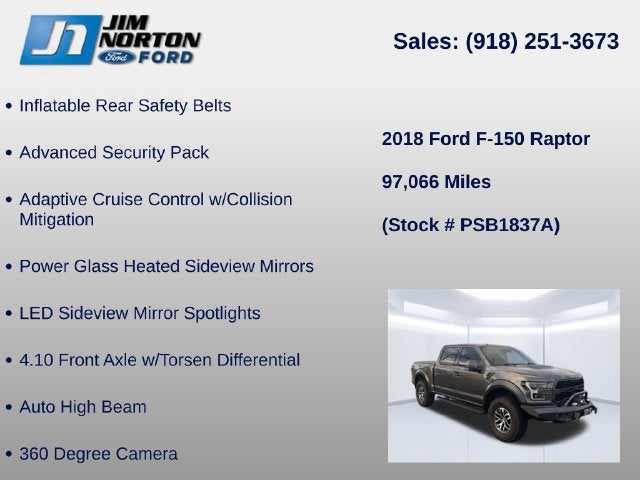 2018 Ford F-150 Raptor