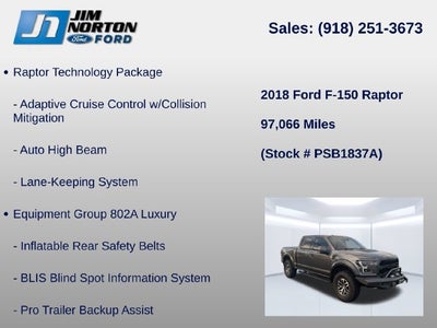 2018 Ford F-150 Raptor
