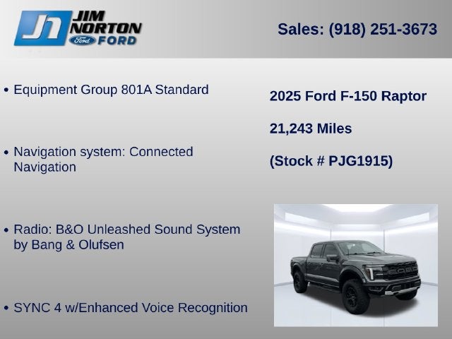 2025 Ford F-150 Raptor