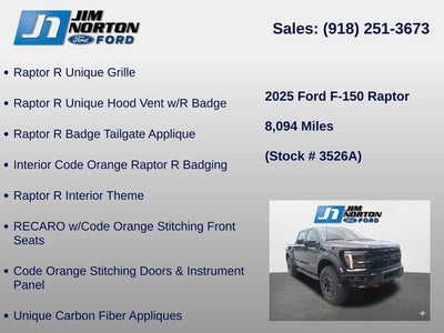 2025 Ford F-150 Raptor R