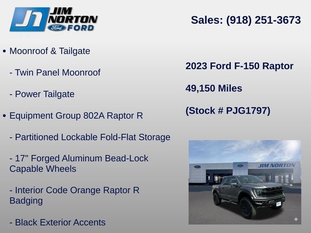 2023 Ford F-150 Raptor R