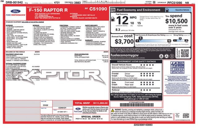 2023 Ford F-150 Raptor R
