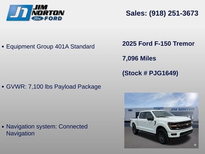 2025 Ford F-150 Tremor