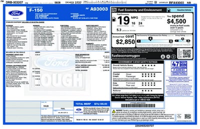 2024 Ford F-150 Lariat w/ Lift Wheels Tires