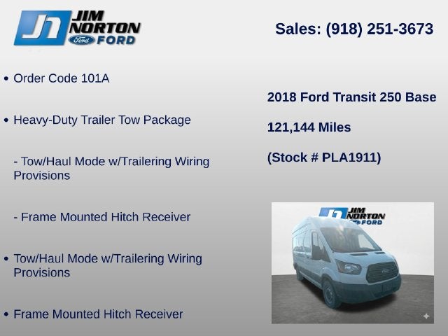 2018 Ford Transit-250 Base