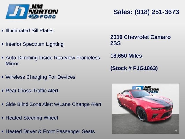 2016 Chevrolet Camaro SS 2SS