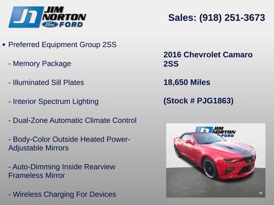 2016 Chevrolet Camaro SS 2SS