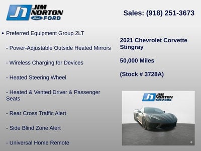 2021 Chevrolet Corvette Stingray 2LT