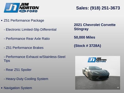 2021 Chevrolet Corvette Stingray 2LT