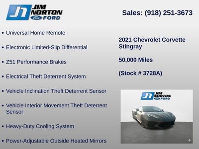 2021 Chevrolet Corvette Stingray 2LT