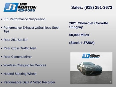 2021 Chevrolet Corvette Stingray 2LT