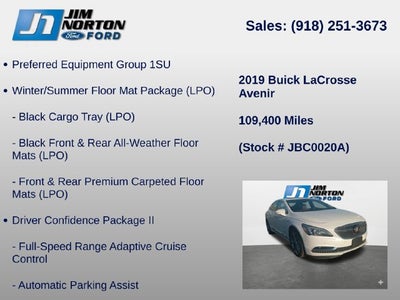 2019 Buick LaCrosse Avenir