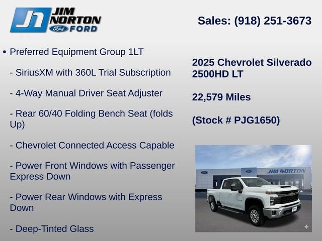 2025 Chevrolet Silverado 2500HD LT