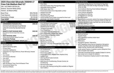 2025 Chevrolet Silverado 2500HD LT