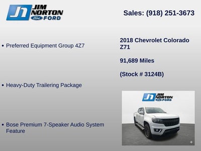 2018 Chevrolet Colorado Z71