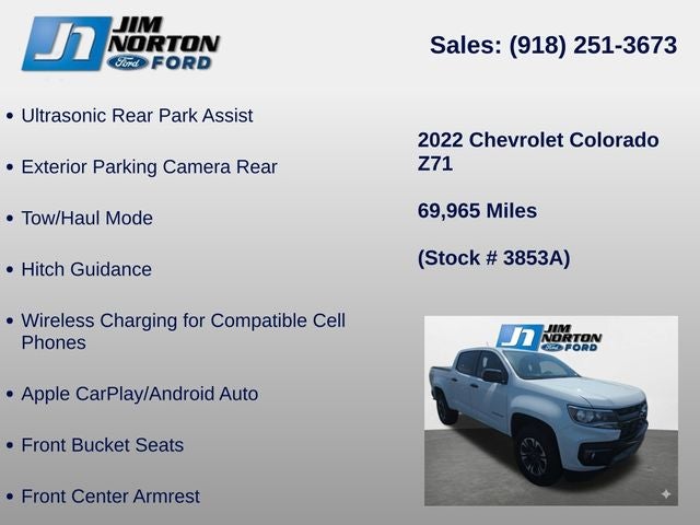 2022 Chevrolet Colorado Z71