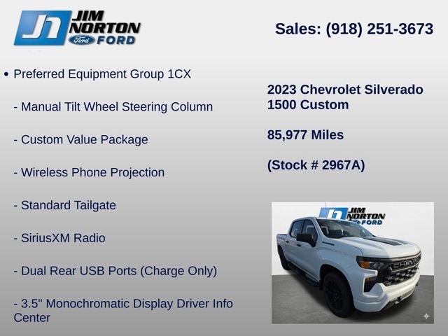 2023 Chevrolet Silverado 1500 Custom
