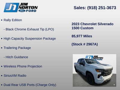 2023 Chevrolet Silverado 1500 Custom