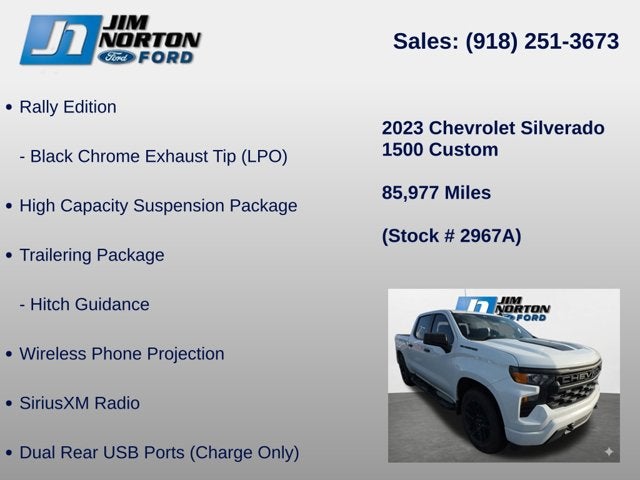 2023 Chevrolet Silverado 1500 Custom