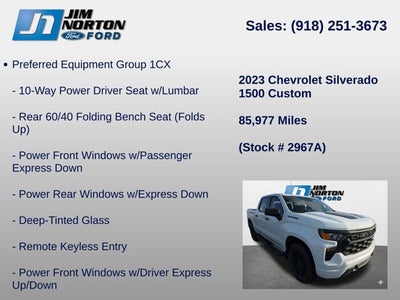 2023 Chevrolet Silverado 1500 Custom