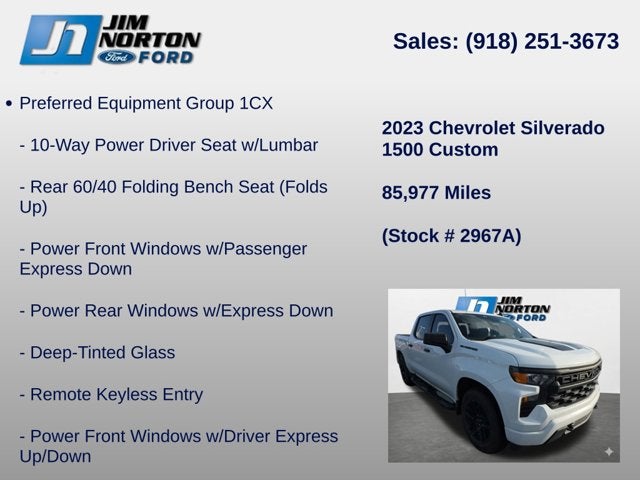 2023 Chevrolet Silverado 1500 Custom