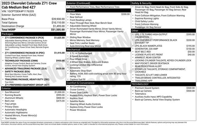 2023 Chevrolet Colorado Z71