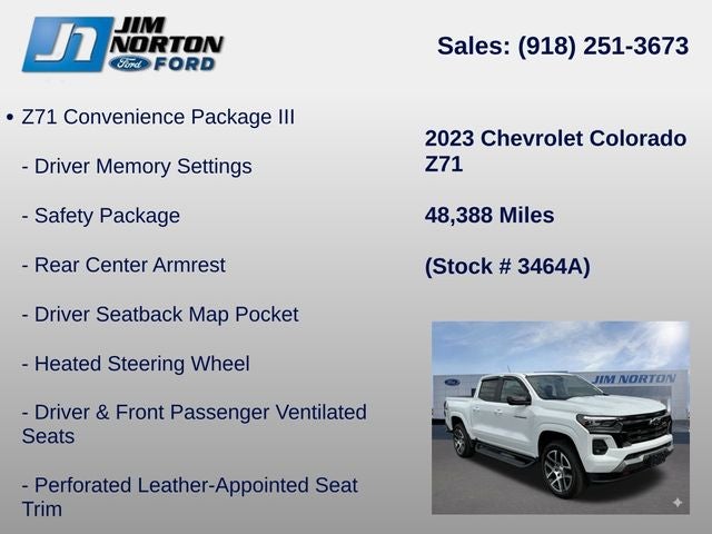 2023 Chevrolet Colorado Z71