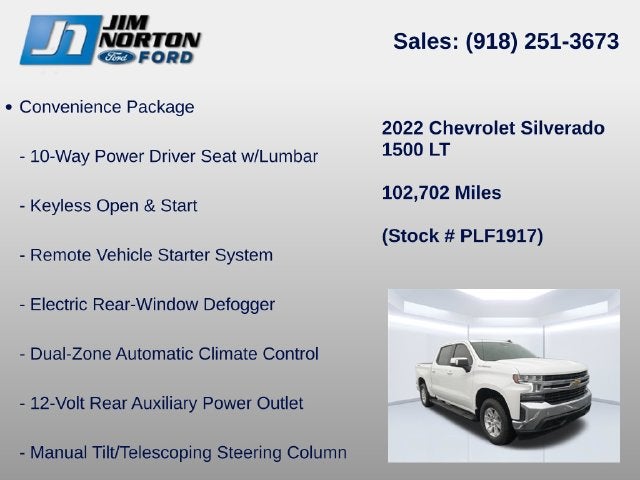 2022 Chevrolet Silverado 1500 LTD LT