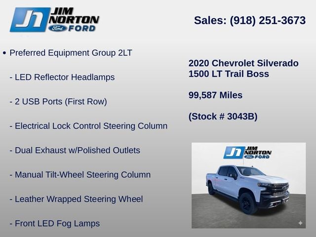 2020 Chevrolet Silverado 1500 LT Trail Boss