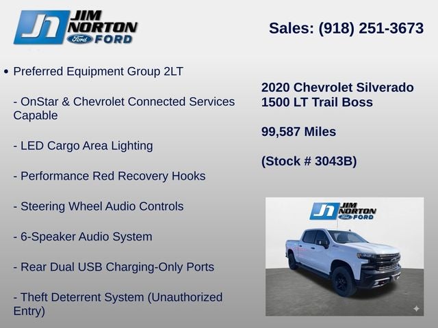 2020 Chevrolet Silverado 1500 LT Trail Boss