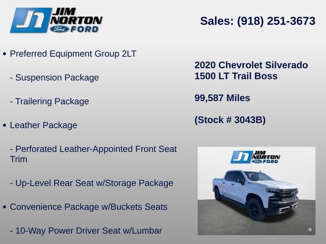 2020 Chevrolet Silverado 1500 LT Trail Boss